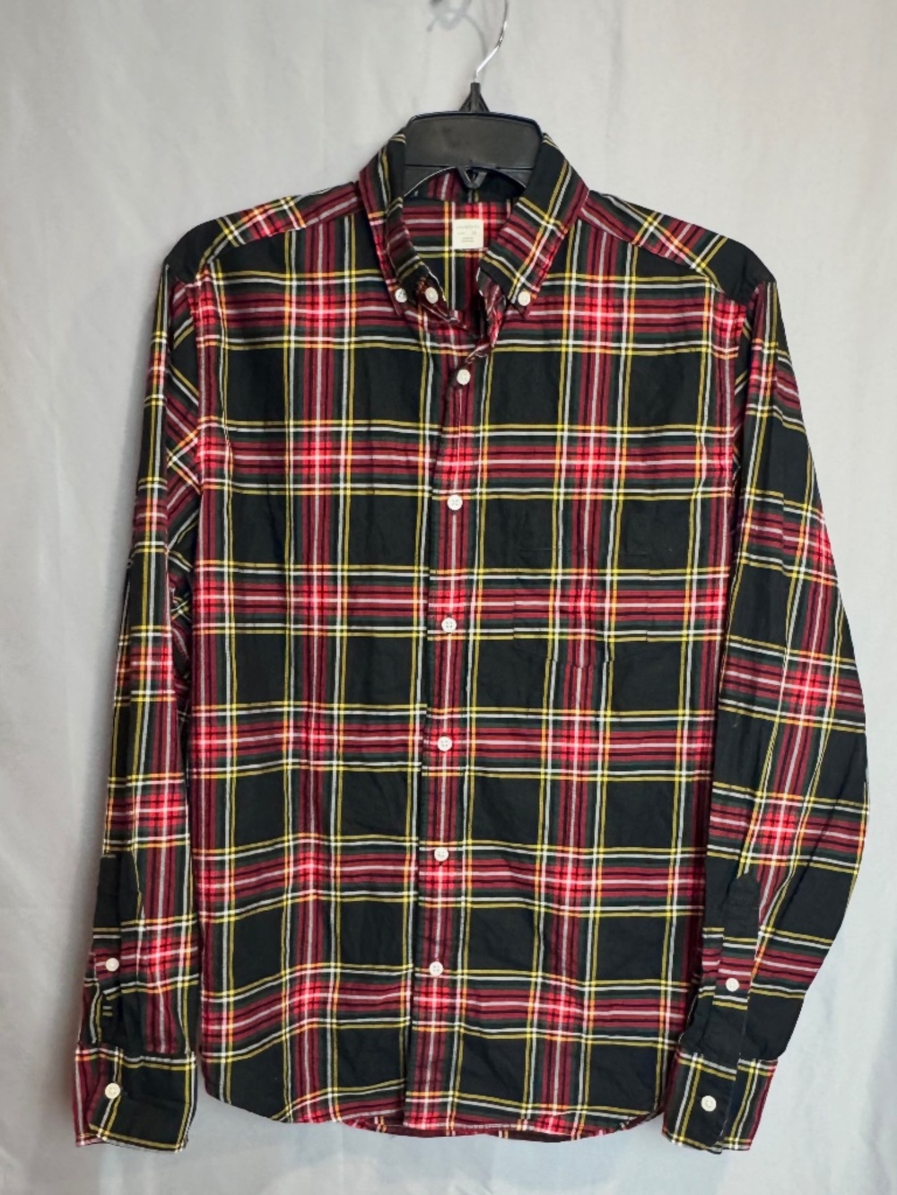 Crewcuts by J.Crew Boys Size 16 Tartan Plaid 100% Cotton Button Down Shirt